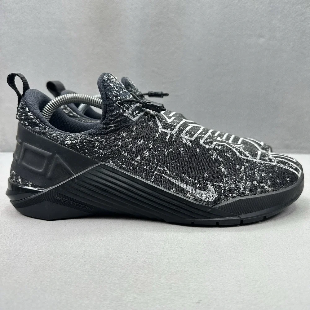 Nike React Metcon Mens Size 10 Shoes Black White Low Top Cross Training Sneaker
